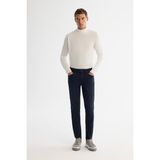 Avva Erkek Lacivert Berlin Slim Fit Eskitme Yıkama Overdy Jean Pantolon A42Y3523 - 31