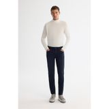Avva Erkek Lacivert Eskitme Yıkama Overdy Berlin Slim Fit Jean Pantolon A42Y3523
