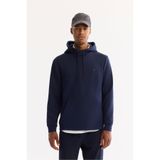 Avva Erkek Lacivert Kapüşonlu Pamuklu Bi-Stretch Regular Fit Sweatshirt A52Y1201