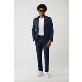 Avva Erkek Lacivert Relaxed Fit Yandan Cepli Esnek Kumaşlı Lightweight Pantolon A41y3206