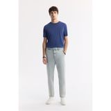 Avva Erkek Mavi %100 Pamuk Oslo Carrot Fit Jean Pantolon A51Y3550
