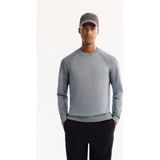 Avva Erkek Mavi Bisiklet Yaka Dokulu Triko Regular Fit Kazak A52Y5083 - XS