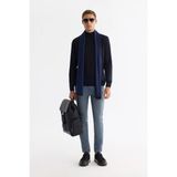 AVVA Erkek Mavi Klasik Bel Eskitme Yıkamalı Elastan Berlin Slim Fit Jean Pantolon A42Y3505 - 30
