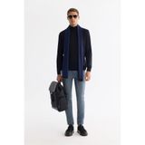 Avva Erkek Mavi Klasik Bel Eskitme Yıkamalı Elastan Berlin Slim Fit Jean Pantolon A42Y3505