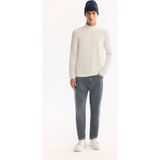 Avva Erkek Mavi Klasik Bel Pamuklu Eskitme Yıkamalı Roma Crop Slim Fit Jean Pantolon A52Y3530 - 36