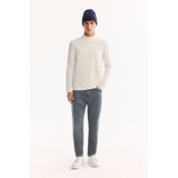 Avva Erkek Mavi Klasik Bel Pamuklu Eskitme Yıkamalı Roma Crop Slim Fit Jean Pantolon A52Y3530
