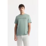 Avva Erkek Mint Yeşil Regular Fit Bisiklet Yaka Reflektörlü Bi Stretch İnterlok T-Shirt A51Y1037