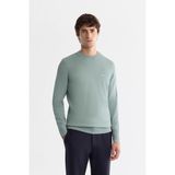 AVVA Erkek Nil Yeşili Yüksek Bisiklet Yaka Rayon Tüylenmeyen Regular Fit Triko Kazak A42Y5001 - 3XL