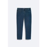 Avva Erkek Oslo Carrot Fit İndigo Pamuklu Jean Pantolon A51Y3552