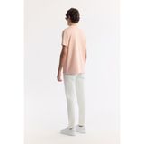 Avva Erkek Pudra Regular Fit Bisiklet Yaka Baskılı Bi Stretch İnterlok T-Shirt A51Y1131 - XL