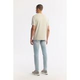 Avva Erkek Regular Fit Bej Bisiklet Yaka Baskılı Bi-Stretch İnterlok T-Shirt A51Y1132