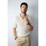 Avva Erkek Regular Fit Bej Polo Yaka %100 Pamuk Triko T-Shirt A51Y5166