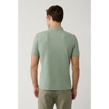 Avva Erkek Regular Fit Mint Yeşil Kıvrılmaz Polo Yaka %100 Pamuk Basic T-Shirt B001032