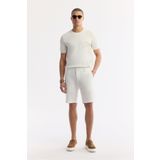 Avva Erkek Relaxed Fit Beyaz Beli Lastikli %100 Keten Şort B003732