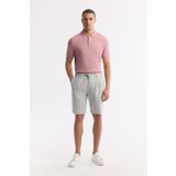Avva Erkek Relaxed Fit Gri Beli Lastikli Keten Karışımlı Şort B003731