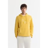 Avva Erkek Sarı Kapüşonlu Pamuklu Baskılı Elastan Regular Fit Sweatshirt A42Y1324 - 2XL - Sarı - Sarı