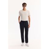 AVVA Erkek Siyah Beli Lastik Bağcıklı Soft Touch Relaxed Fit Pantolon A52Y3013 - 2XL