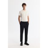 AVVA Erkek Siyah Beli Lastikli Bağcıklı Duble Paça Jogger Relaxed Fit Pantolon E003000 - 3XL