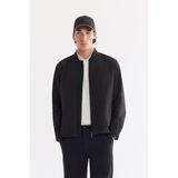 AVVA Erkek Siyah Bomber Yaka Su İtici Rüzgar Geçirmez Hafif Mevsimlik Comfort Fit Mont A61Y6059 - 2XL
