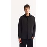 Avva Erkek Siyah Düğmeli Yaka Hızlı Kuruyan Non-Iron Regular Fit Gömlek A52Y2107 - XS