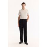AVVA Erkek Siyah Klasik Bel Bi-Stretch Kolay Ütülenen Baggy Fit Pantolon A52Y3042 - 31