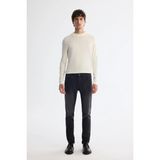 AVVA Erkek Siyah Klasik Bel Eskitme Yıkamalı Overdy Berlin Slim Fit Jean Pantolon A42Y3511 - 30