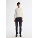 AVVA Erkek Siyah Klasik Bel Eskitme Yıkamalı Overdy Berlin Slim Fit Jean Pantolon A42Y3511 - 31