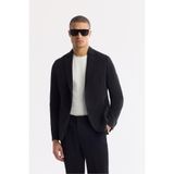 Avva Erkek Siyah Mono Yaka Hafif Soft Touch Blazer Comfort Slim Fit Ceket A51Y4017