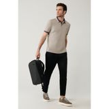Avva Erkek Siyah Pamuklu Klasik Bel Relaxed Fit Pantolon A41Y3037