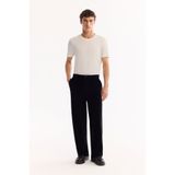 Avva Erkek Siyah Pamuklu Soft Touch Baggy Fit Kadife Pantolon A52Y3001