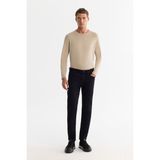 AVVA Erkek Siyah Rinse Yıkama Esnek Pamuklu Berlin Slim Fit Jean Pantolon A42Y3514 - 30