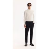 AVVA Erkek Siyah Yani Lastikli Bi-Stretch Hafif Slim Fit Pantolon A52Y3218 - 36