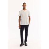 Avva Erkek Siyah Yanı Lastikli Hızlı Kuruyan Kırışmayan Slim Fit Pantolon A52Y3077