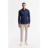 Avva Erkek Slim Fit Bej Klasik Bel Pamuklu Chino Pantolon A51Y3078