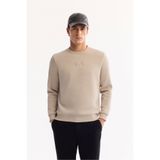 Avva Erkek Taş Bisiklet Yaka Pamuklu Şardonlu Baskılı Regular Fit Sweatshirt B001033