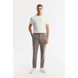 Avva Erkek Vizon Beli Lastikli Bi-Stretch Teknik Kumaş Slim Fit Pantolon A51Y3077 - 33