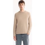 AVVA Erkek Vizon Bisiklet Yaka Rayon Tüylenmeyen Regular Fit Triko Kazak A52Y5001