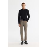 AVVA Erkek Vizon Klasik Bel Eskitme Yıkamalı Pamuklu Berlin Slim Fit Jean Pantolon B003524 - 38