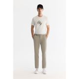 Avva Erkek Vizon Slim Fit Yanı Lastikli Yumuşak Tuşeli Duble Paça Pantolon A42y3007