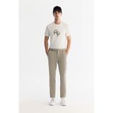 AVVA Erkek Vizon Yanı Lastikli Yumuşak Tuşeli Duble Paça Slim Fit Pantolon A42Y3007 - 33