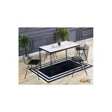 Avvio 80X120 Ezgi 4 Kişilik Yemek Masası Takımı-Mutfak Masası Takımı-Beyaz