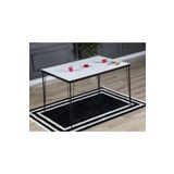 Avvio Beren Yemek Masası Takımı-Mutfak Masası Takımı-Beyaz 80X120 Oval Kenar