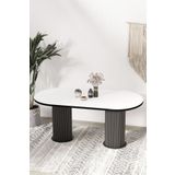 Avvio Brita Ptt Lake Mdf Beyaz Ayaklı 80X160 Mutfak Masası Yemek Masası