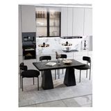 Avvio Frame Lake Mdf Ayak Teddy Sandalye 80X140 Yemek Masası Mutfak Masası 4 Kişilik Masa Sandalye Takım