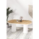Avvio Kiev Ptt Lake Mdf Beyaz Ayaklı 80X160 Mutfak Masası Yemek Masası