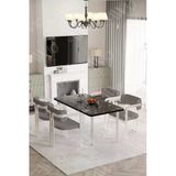 Avvio Lucas Lake Mdf Ayak Tokyo Demonte Sandalye 80X120 Yemek Masası Mutfak Masası 4 Kişilik