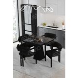 Avvio Sirius Lake Mdf Ayak Tokyo Demonte Sandalye 80X80 Yemek Masası Mutfak Masası 4 Kişilik