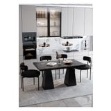 Avvio Venera Lake Mdf Ayak Teddy Sandalye 80X120 Yemek Masası Mutfak Masası 4 Kişilik Masa Sandalye Takım