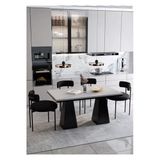 Avvio Venera Lake Mdf Ayak Teddy Sandalye 80X140 Yemek Masası Mutfak Masası 4 Kişilik Masa Sandalye Takım