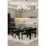 Avvio Via Tokyo Demonte Sandalye 80X120 Yemek Masası Mutfak Masası 4 Kişilik